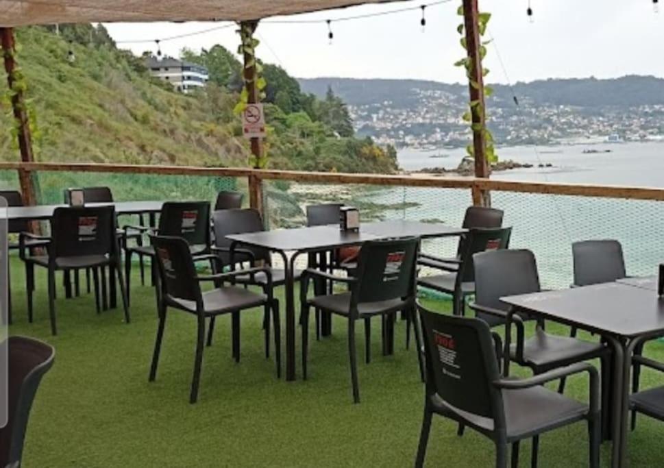 Piso A Pie De Playa Con Terraza Exclusiva Apartment Moaña Екстериор снимка